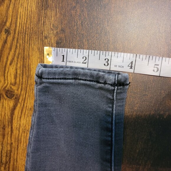 American Eagle 2 R Next Level Stretch Jegging Hi Rise Charcoal Wash Denim - Picture 11 of 11